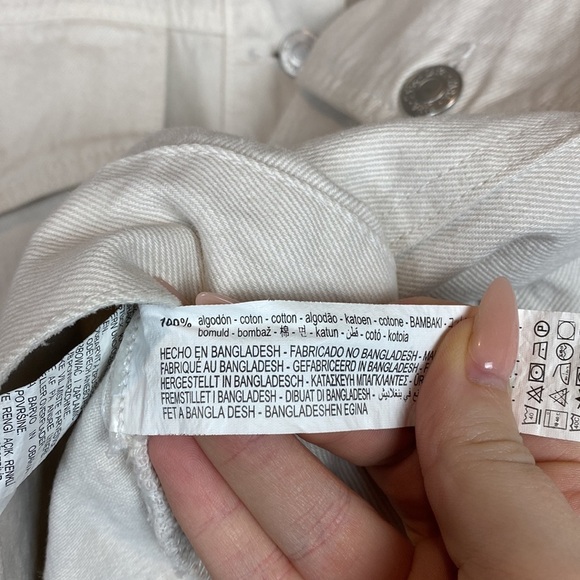 Zara ivory denim jacket - Picture 5 of 6